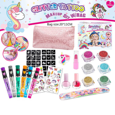 DIY GLITTER TATTOO MAKEUP SET